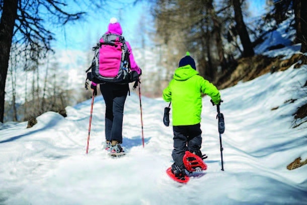 Snowshoeing