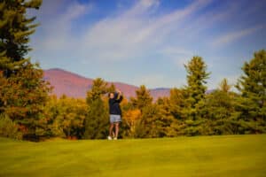 golfing