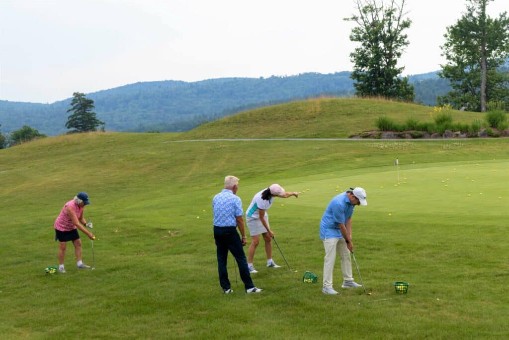 Golf lessons at Owl's Nest with our pro Joe Clark, short game lessons