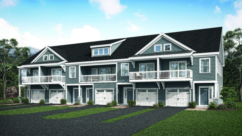Rendering of Moonlight and Starlight townhomes