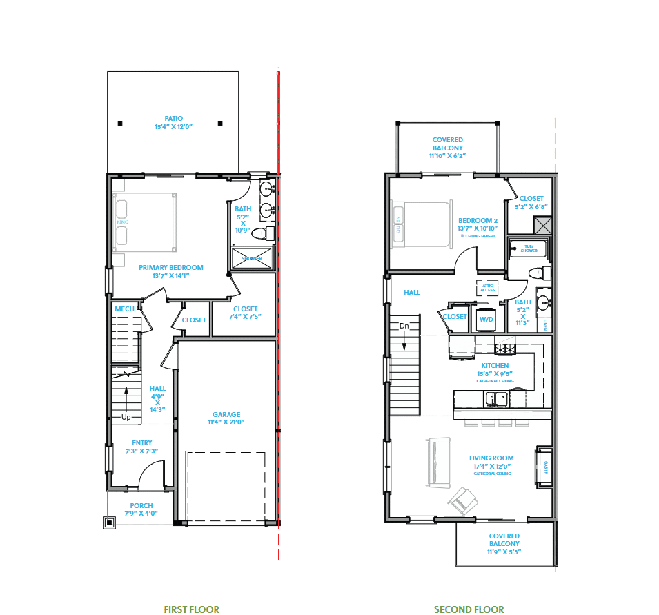 Moonlight floor plans